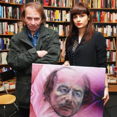 Michel-Houellebecq, Andreea Niram con retrato de Rita Martorell