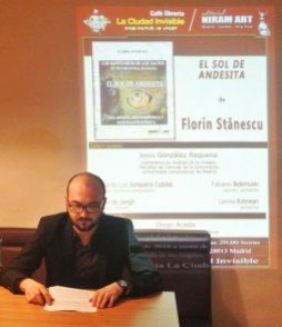 Alex Belemuski, Presentación El Sol de Andesita de Florin Stanescu