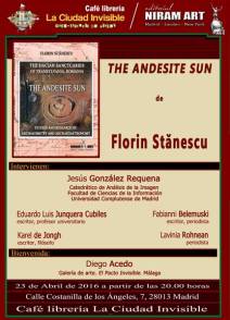 Presentación El Sol de Andesita de Florin Stanescu